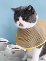JHLY Natural Bamboo Weaving Breathable Elizabethan Collar For Dog & Cat