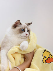 JHLY Yellow Pet Absorbent Bath Towel XL