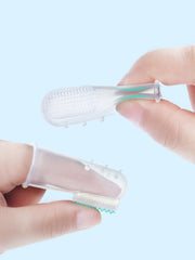 JHLY Soft Silicone Pet Finger Toothbrush For Dog & Cat 2pcs