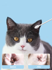 JHLY Pet Ear Cleaning Cotton Swabs For Cat