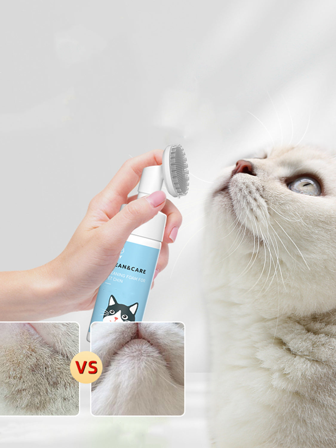 JHLY Cat Chin Cleaning Foam Wash Free 150ml