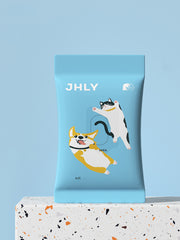 JHLY Pet Wash Free Cleaning Gloves For Dog & Cat 6pcs