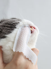 JHLY Pet Dental Finger Wipes For Dog & Cat 40pcs