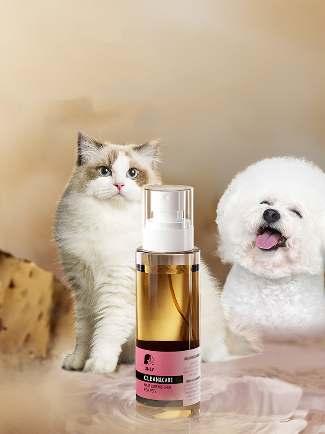 JHLY Pet Hair Care Essence Spray For Dog & Cat 120ml