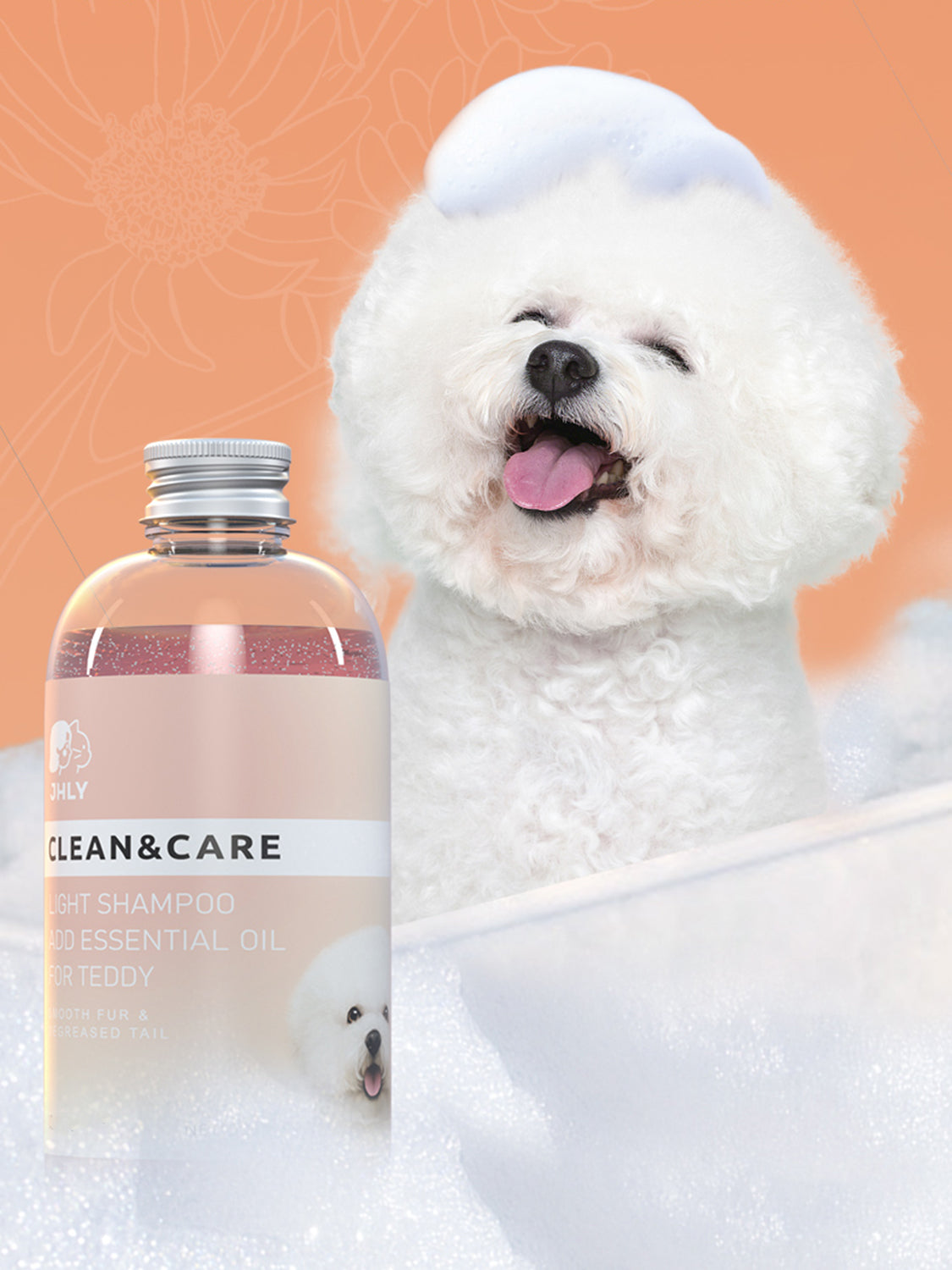 Shampoo fashion for bichon frise